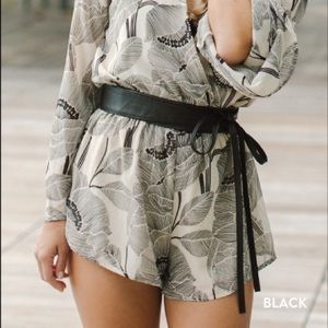 CINCH OBI BELT (Black)